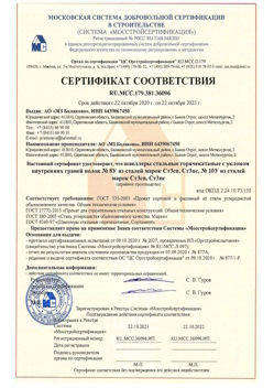2020.10.22 Апатиты - Швеллеры стальные горячекатные с уклоном внутренних граней.